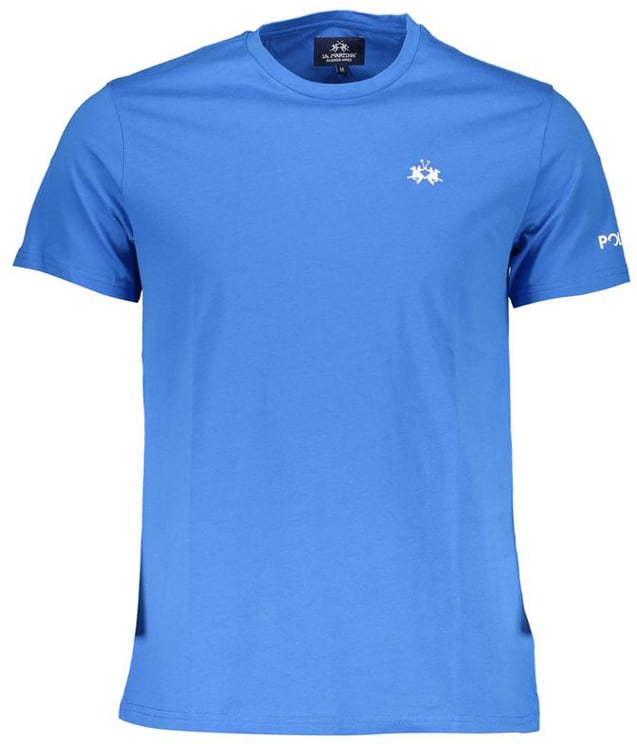 La Martina La Martina Blue Cotton Men T-Shirt