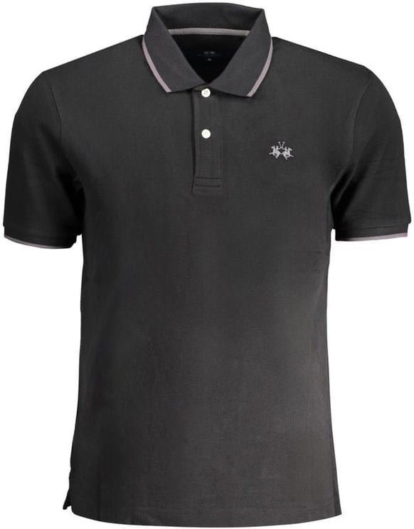 La Martina La Martina Black Cotton Men's Polo Shirt