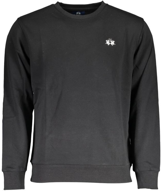 La Martina La Martina Black Cotton Men Sweater