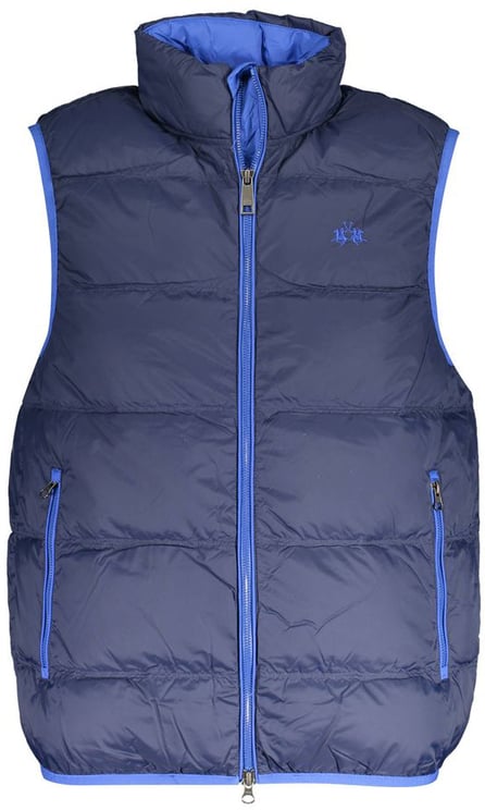 La Martina La Martina Blu Polyamide Men's Vest