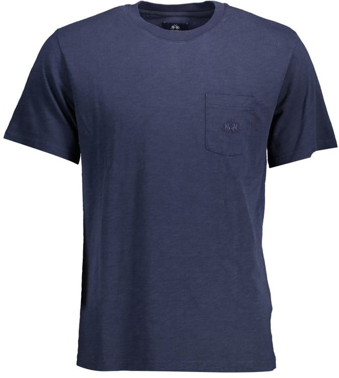 La Martina La Martina Blue Cotton Men's T-Shirt