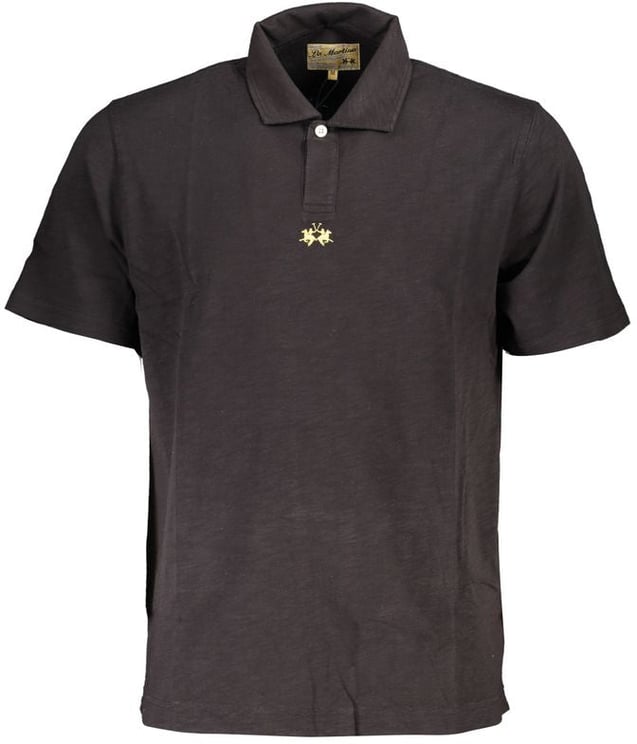 La Martina La Martina Black Cotton Men's Polo Shirt