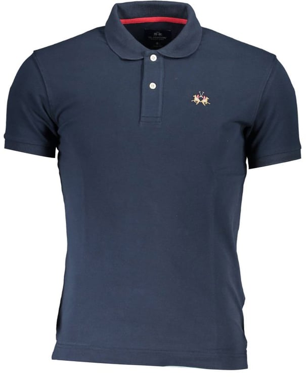La Martina La Martina Blue Cotton Men's Polo Shirt