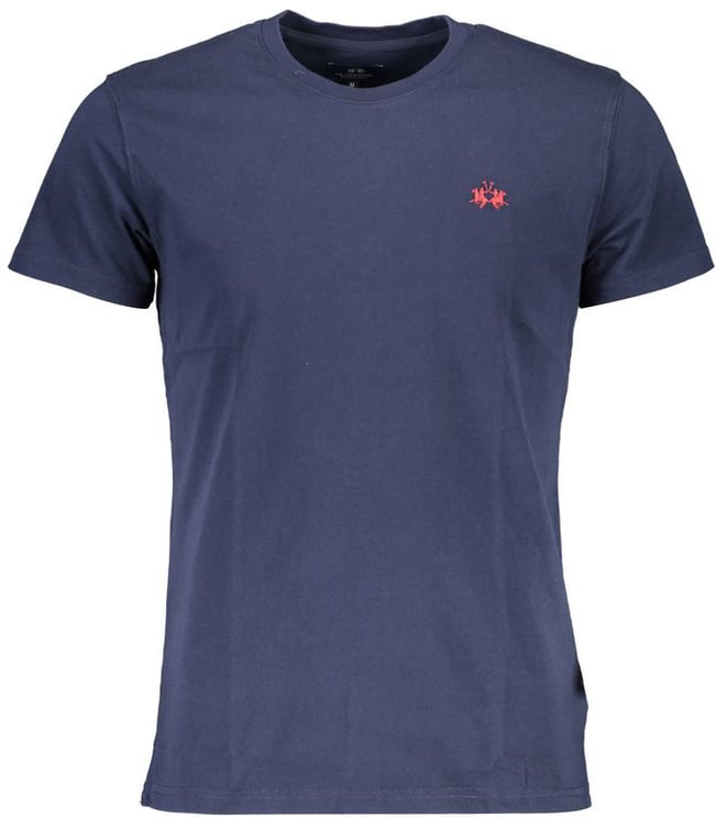 La Martina La Martina Blue Cotton Men T-Shirt
