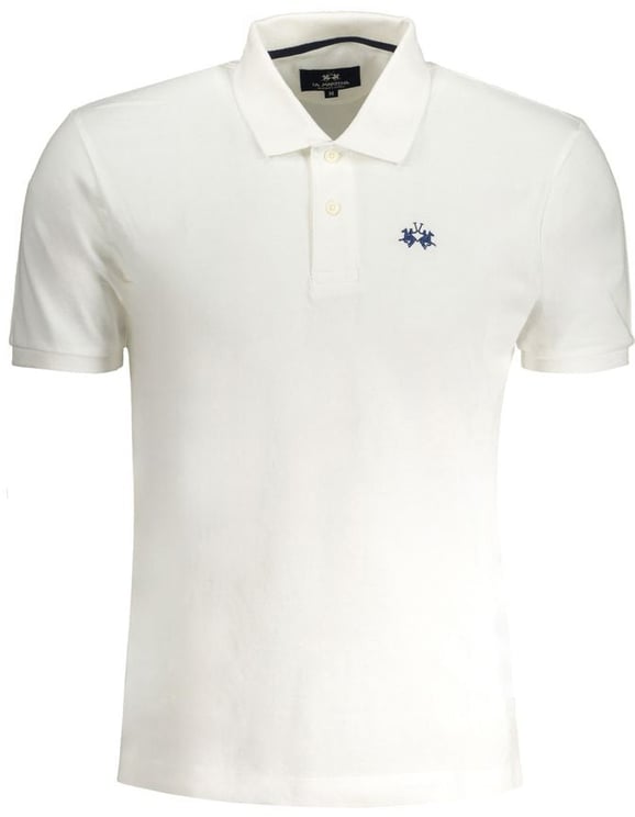 La Martina La Martina White Cotton Men Polo Shirt