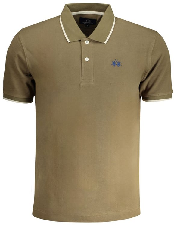La Martina La Martina Verde Cotton Men Polo Shirt