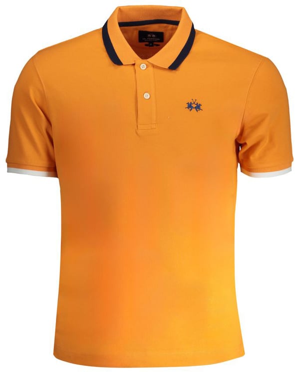 La Martina La Martina Arancione Cotton Men Polo