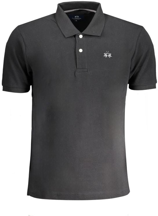 La Martina La Martina Black Cotton Men's Polo Shirt
