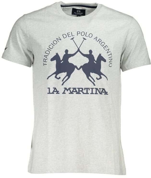 La Martina La Martina Grigio Cotton Men's T-Shirt