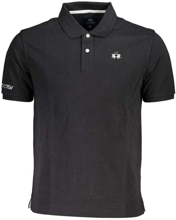 La Martina La Martina Black Cotton Men Polo Shirt