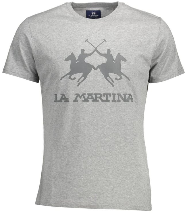 La Martina La Martina Grigio Cotton Men's T-Shirt