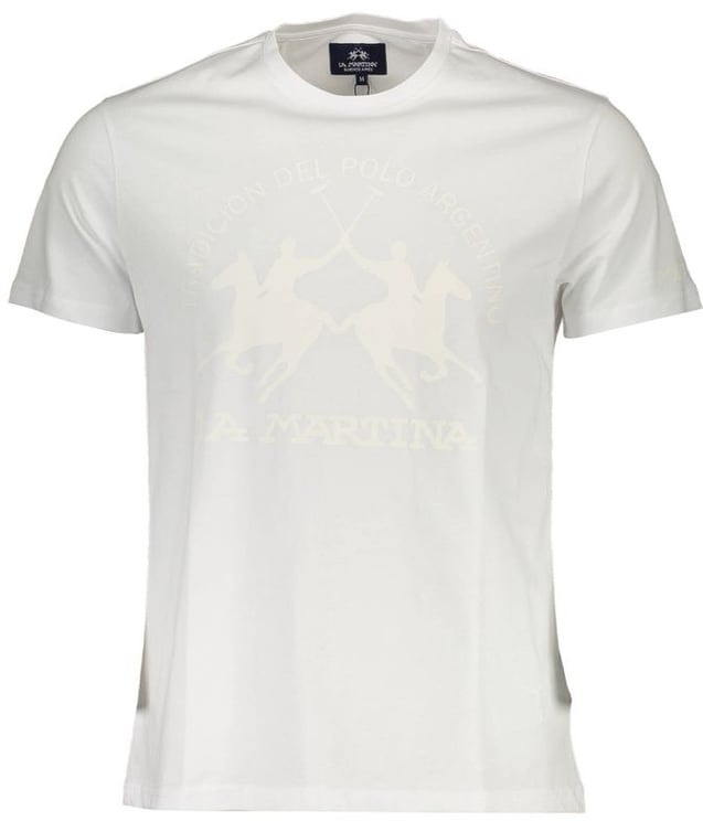 La Martina La Martina Bianco Cotton Men T-Shirt