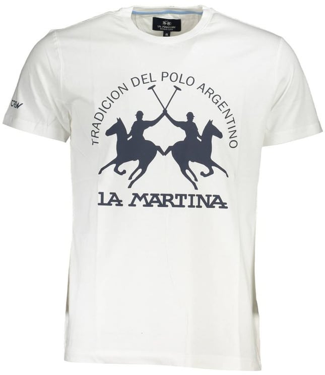 La Martina La Martina White Cotton Men T-Shirt