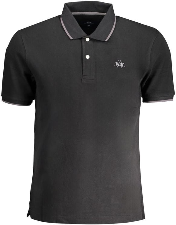La Martina La Martina Black Cotton Men's Polo Shirt