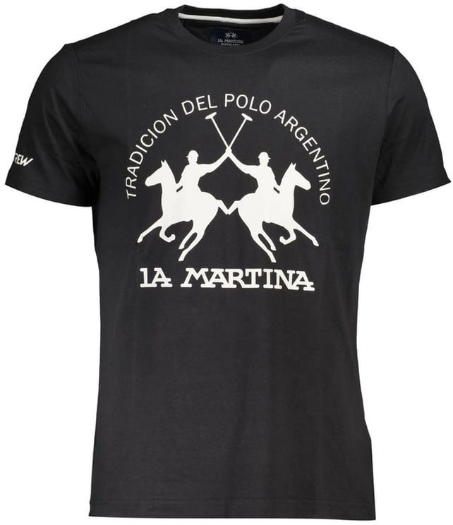 La Martina La Martina Black Cotton Men's T-Shirt