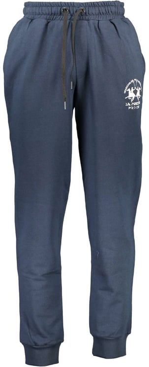 La Martina La Martina Blue Cotton Men Sweatpants