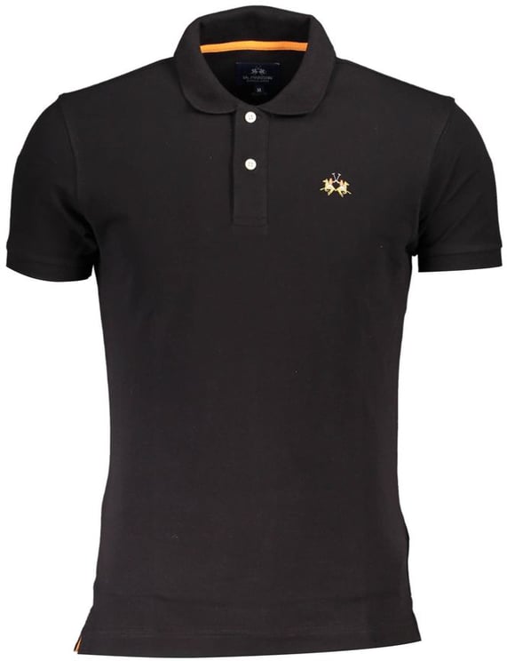 La Martina La Martina Black Cotton Men's Polo Shirt