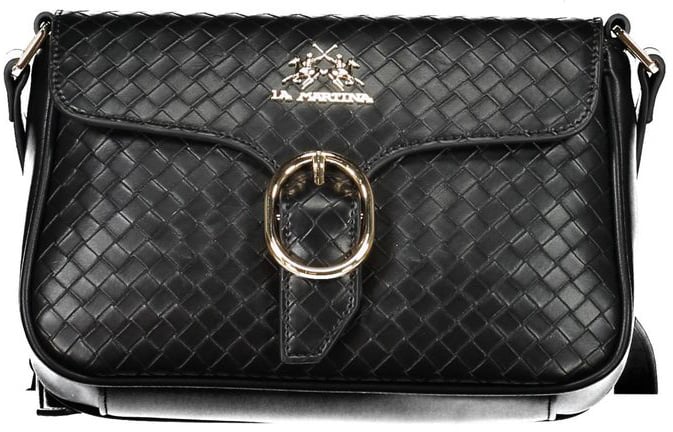 La Martina La Martina Black Polyurethane Women Shoulder Bag