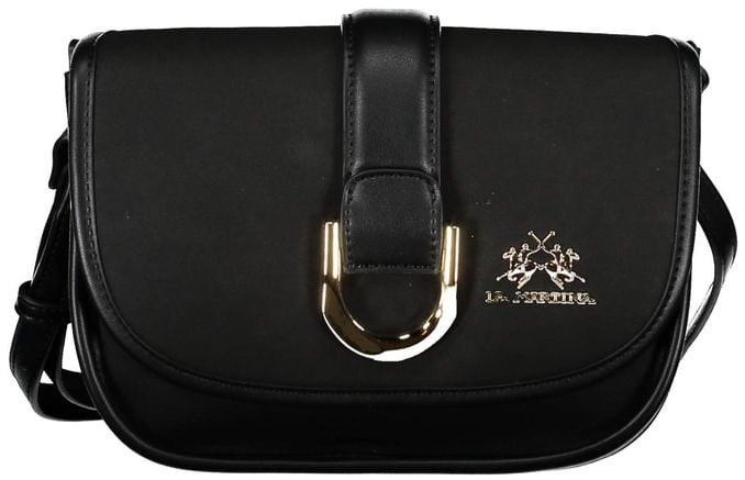 La Martina La Martina Nero Polyurethane Women Shoulder Bag