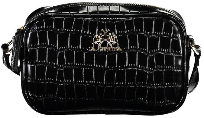 La Martina La Martina Black Polyurethane Women Shoulder Bag