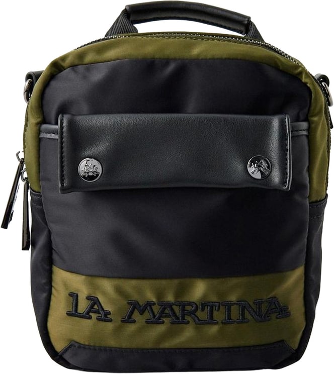La Martina La Martina Bicolor Nylon Crossbody Bag