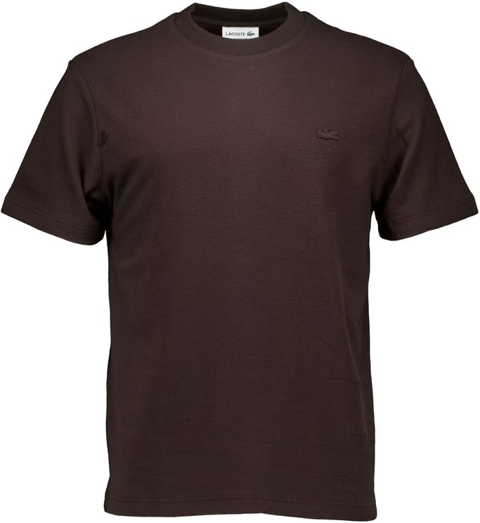 Lacoste Lacoste 1ht1 Men's Tee-shirt Korte Mouw Overhemden Donkerbruin Th1979-61