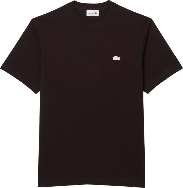 Lacoste Lacoste 1ht1 Men's Tee-shirt T-shirts Donkerbruin Th0537-61