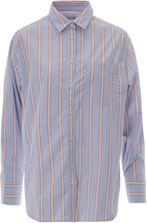 Lacoste Shirts Chambray/Miami-White-Blac