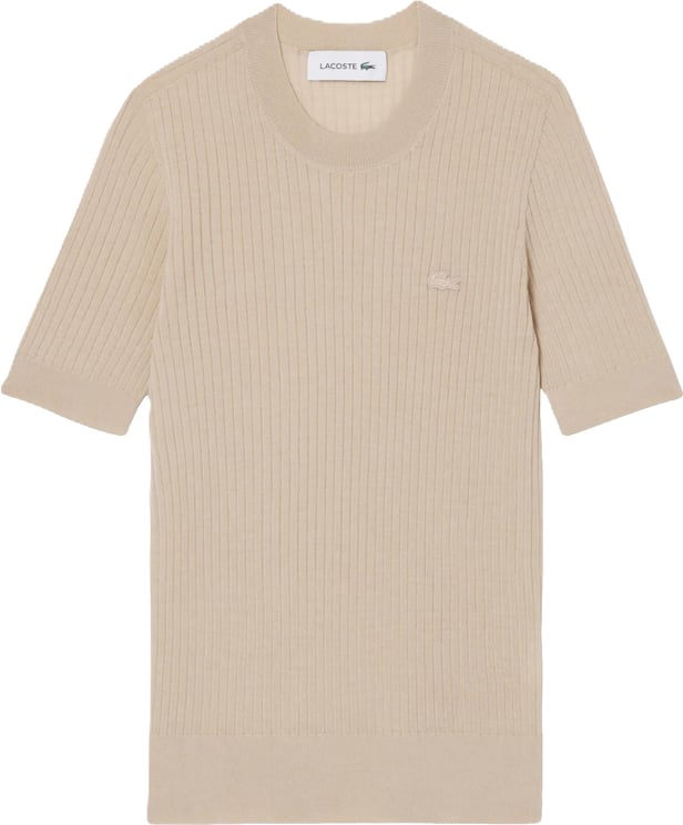 Lacoste Sweaters Beige Scuro