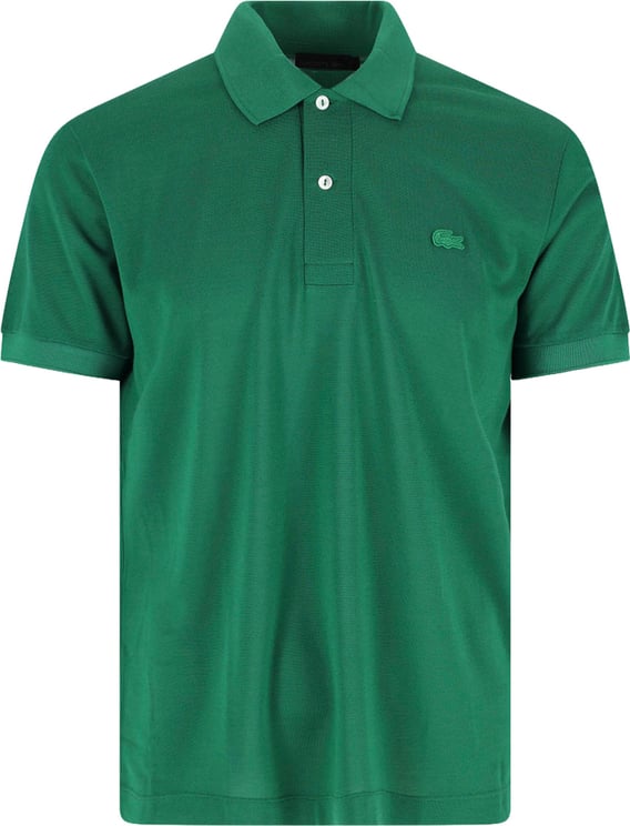 Lacoste Green Silk Piqué Classic Polo Shirt