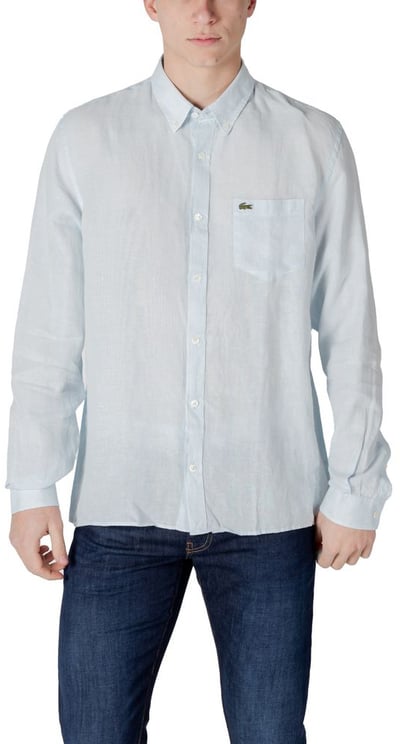 Lacoste Lacoste Blue Linen Shirt