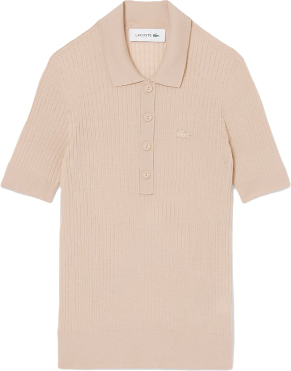 Lacoste T-Shirts And Polos Beige