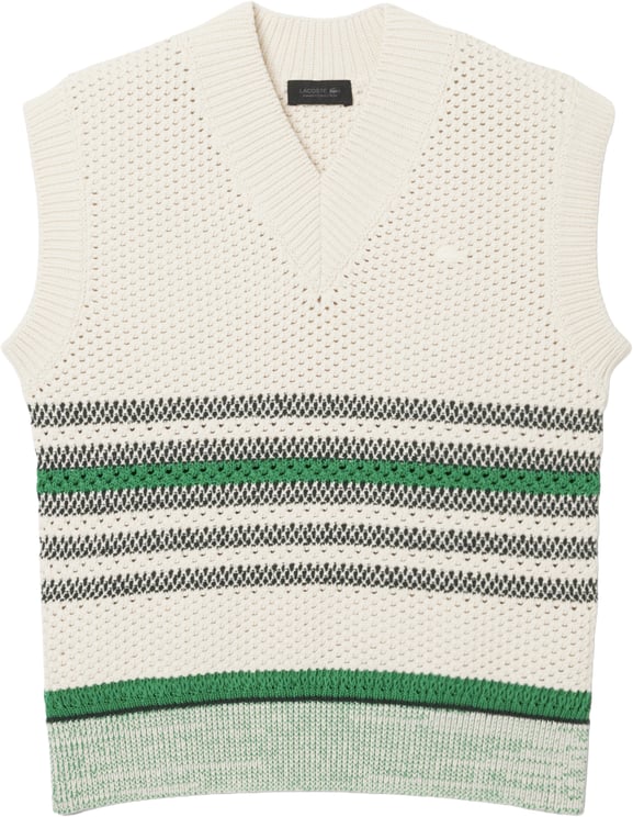 Lacoste Nono Vest Farine/roquette Multico