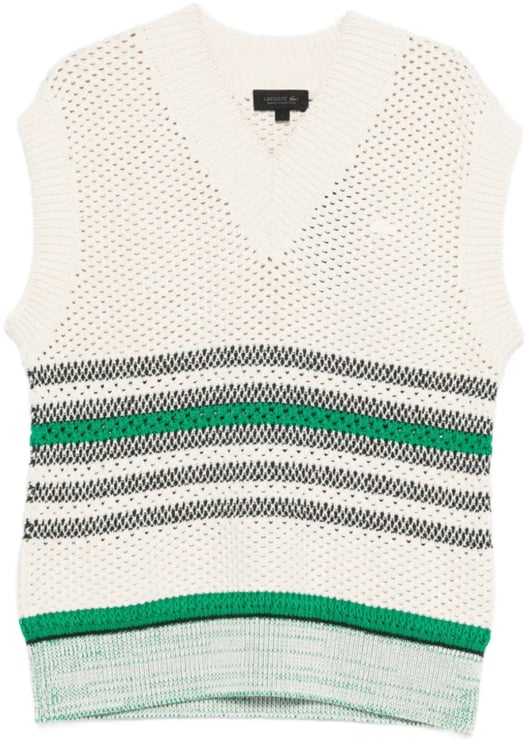 Lacoste Nono Vest Farine/roquette Multico