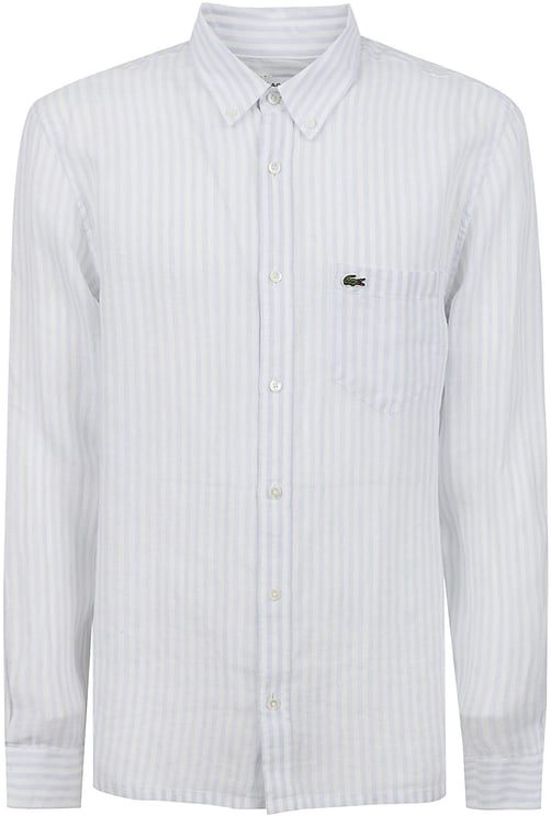 Lacoste Shirts Bianco/Celeste