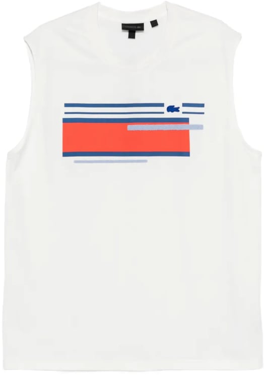 Lacoste Neutron Print T-shirt Farine/multico