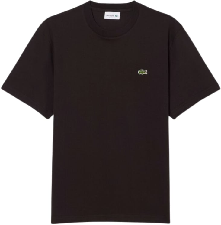Lacoste Lacoste 1ht1 Men's Tee-shirt T-shirts Donkerbruin Th7318-61