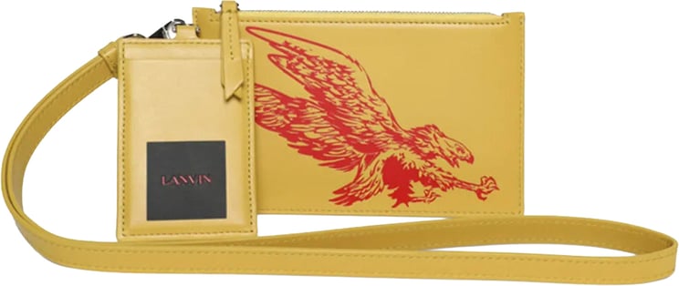 Lanvin Lanvin pouch wallet, yellow