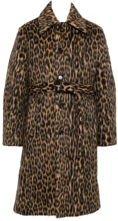 Lanvin Leopard Print Coat