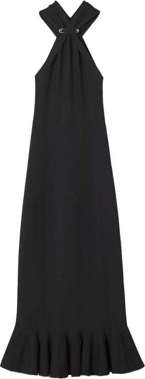 Lanvin Halter Neck Midi Dress