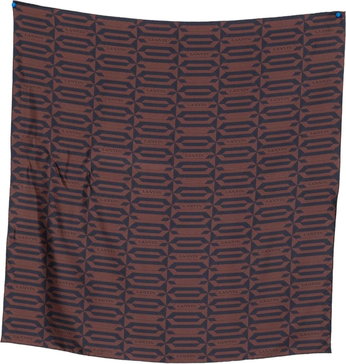 Lanvin Scarfs Brown / Blue