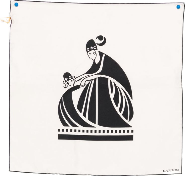 Lanvin Scarfs Ivoire Noir