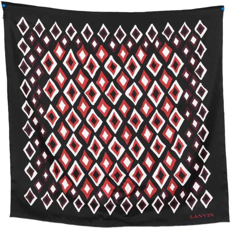 Lanvin Square Silk Scarf