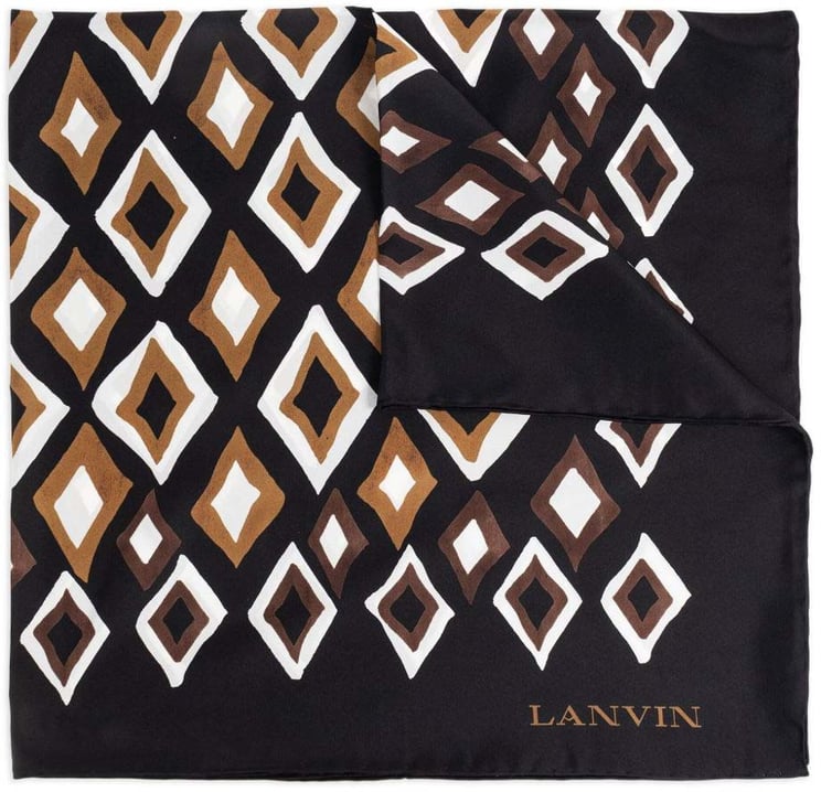 Lanvin Square Silk Scarf