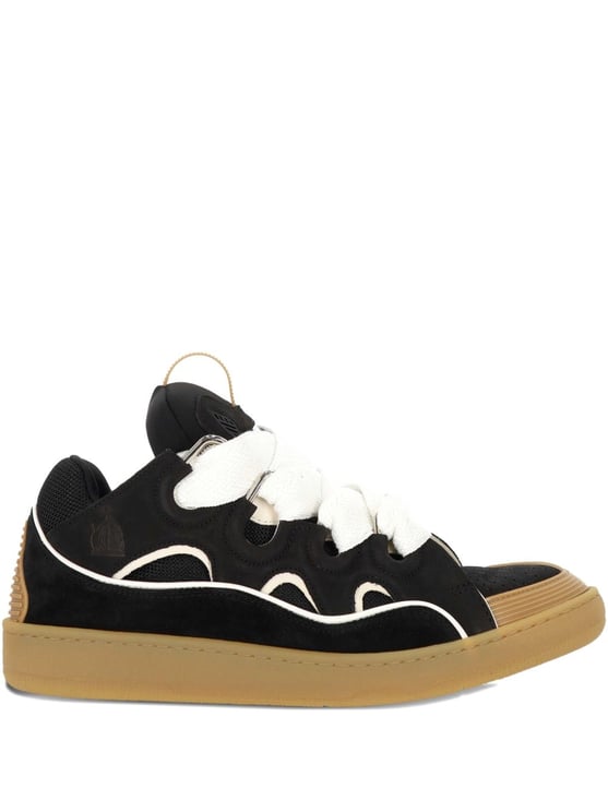 Lanvin Low-Top Sneakers with Wave Detail