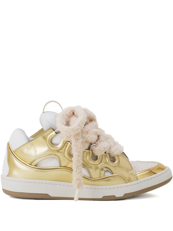Lanvin Metallic Gold Sneakers