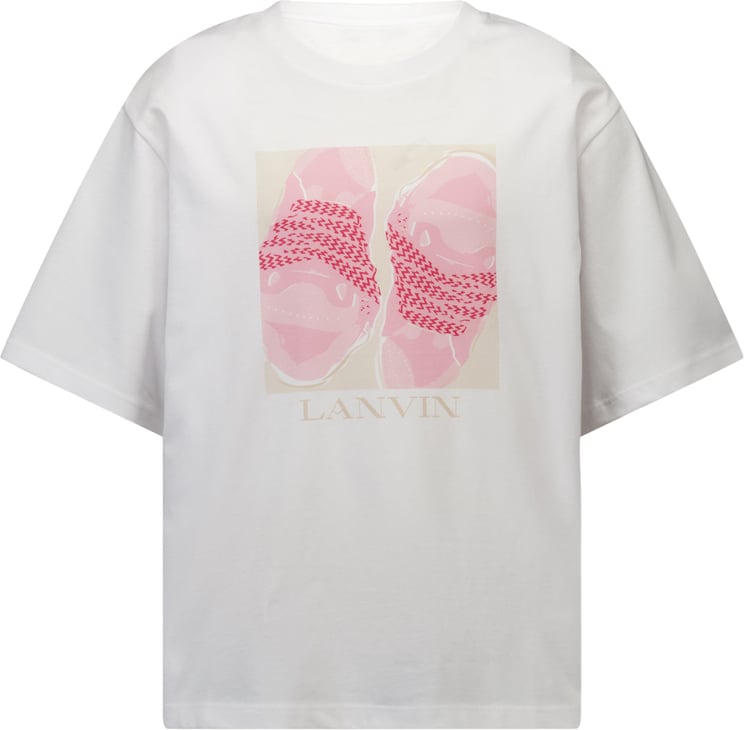 Lanvin Lanvin Kinder Meisjes T-Shirt In Wit