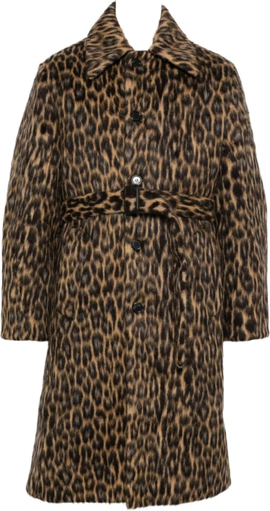 Lanvin Coats Leopard