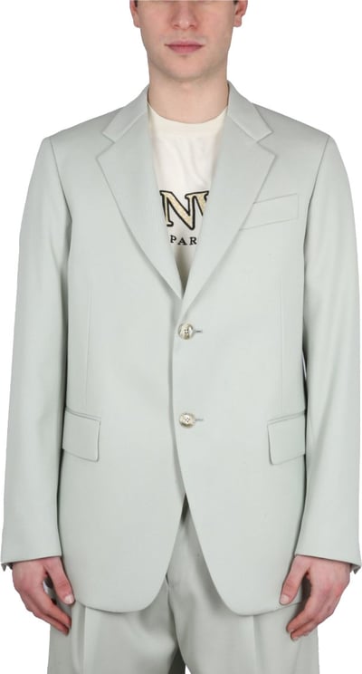 Lanvin Boxy Jacket With Notched Lapels