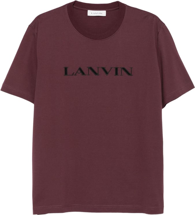 Lanvin T-Shirts And Polos Burgundy